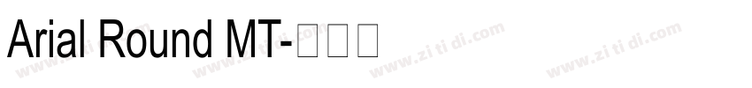 Arial Round MT字体转换